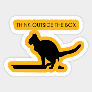 Think Outside The Box 2 Sticker